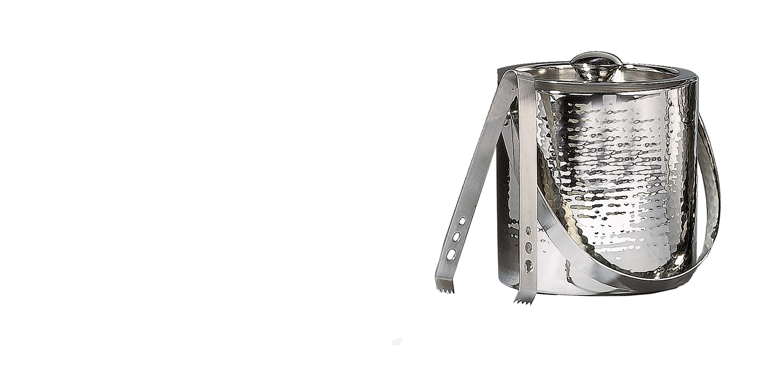 hammered ice bucket