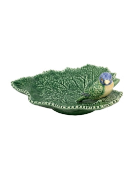 Leaves - Ragwort Leaf 19 With Blue Bird