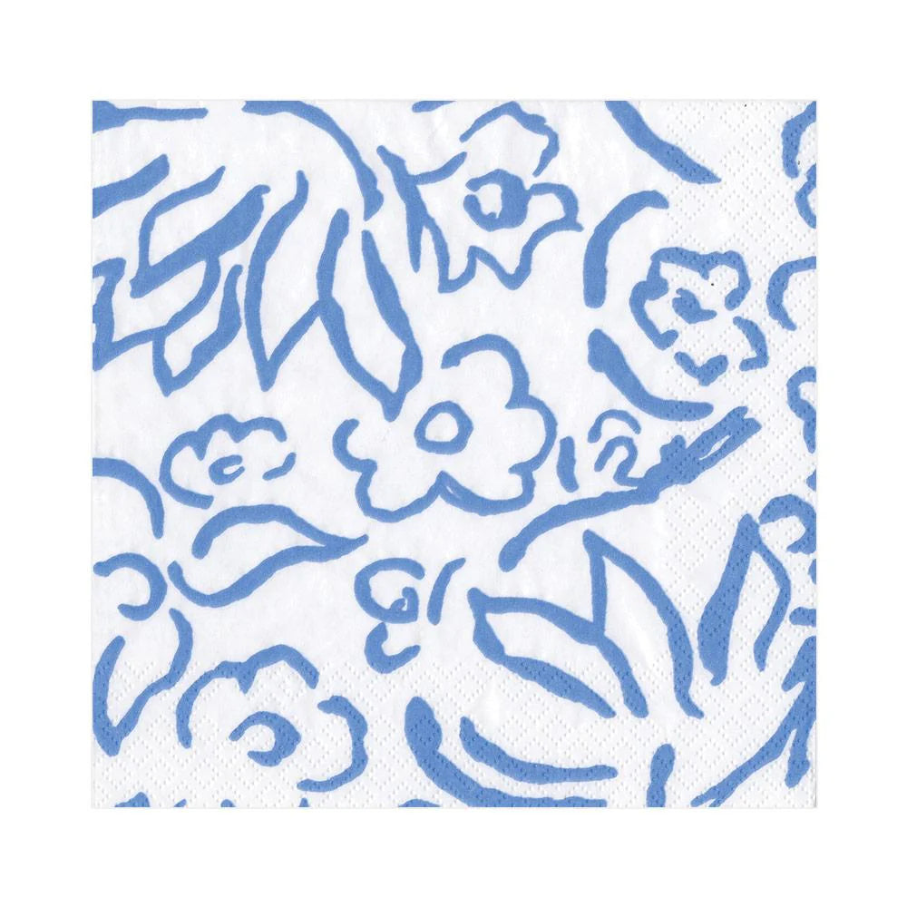 Matisse Paper Luncheon Napkins in Blue