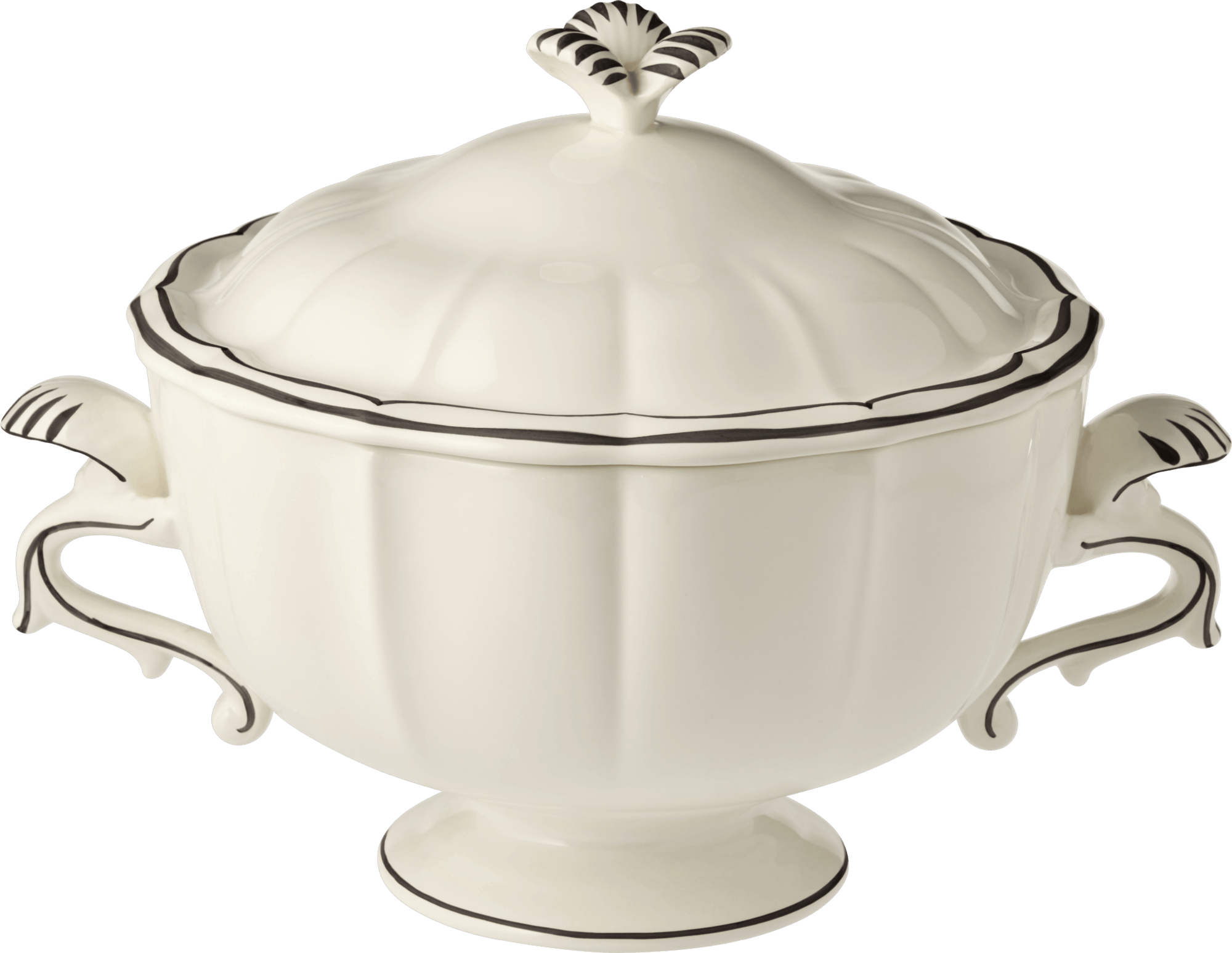 Filet Midnight Soup Tureen