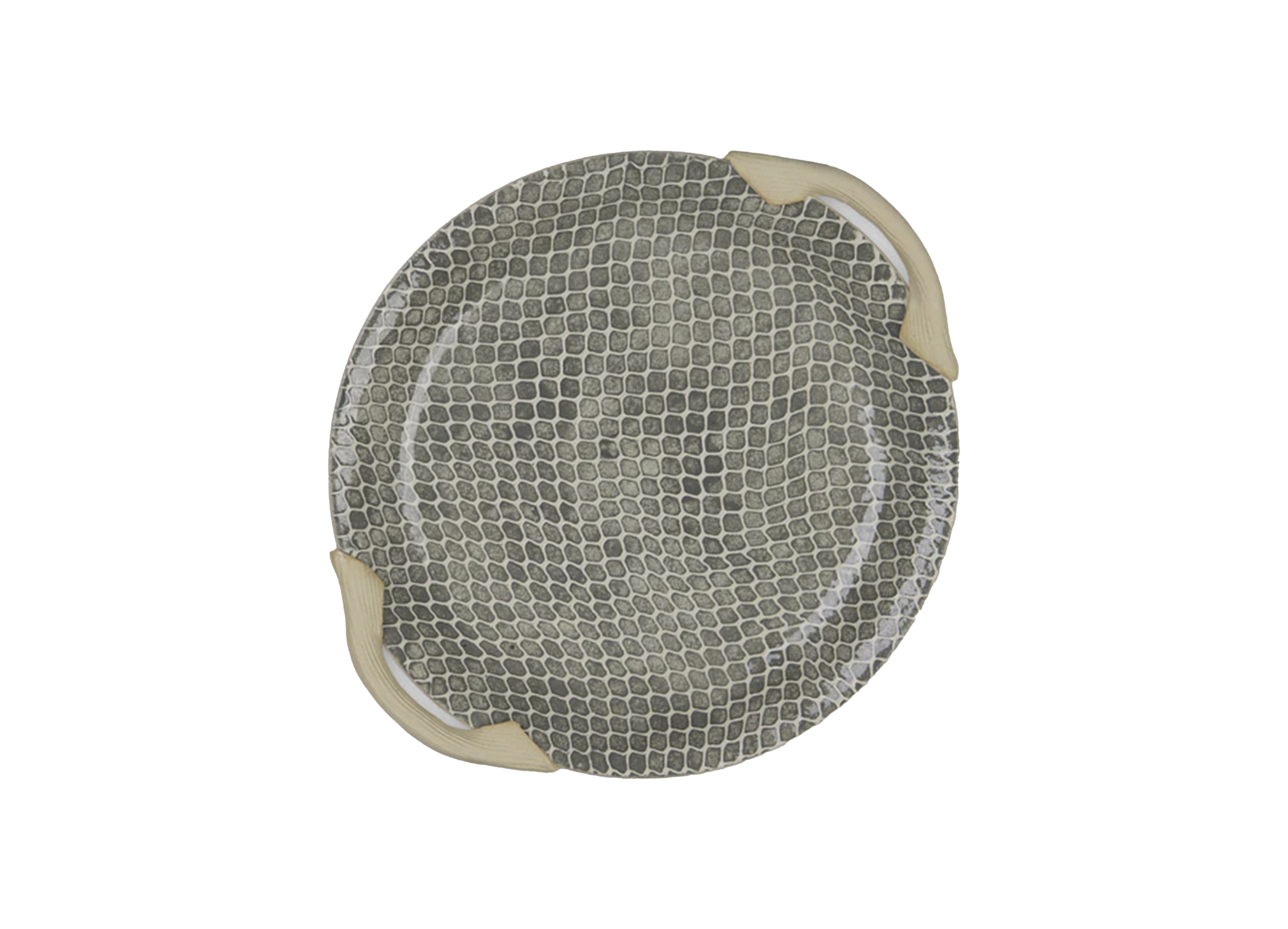 Pine 13" Round Tray with Handles