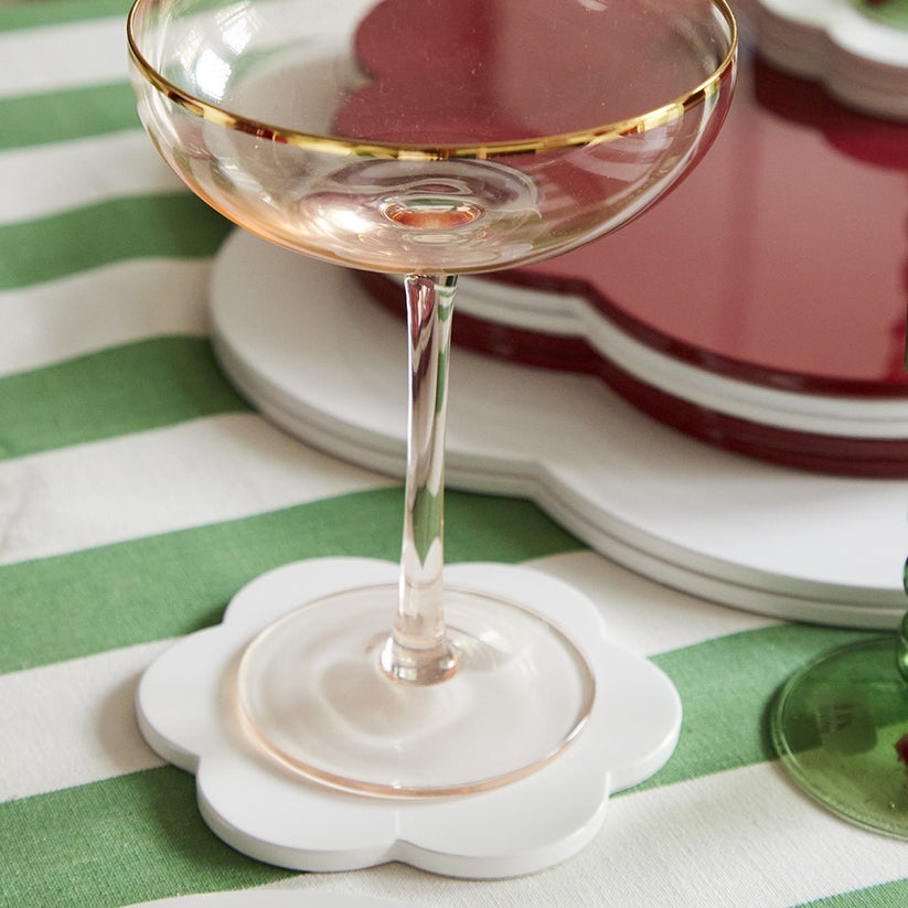 Scalloped Coasters Set/4