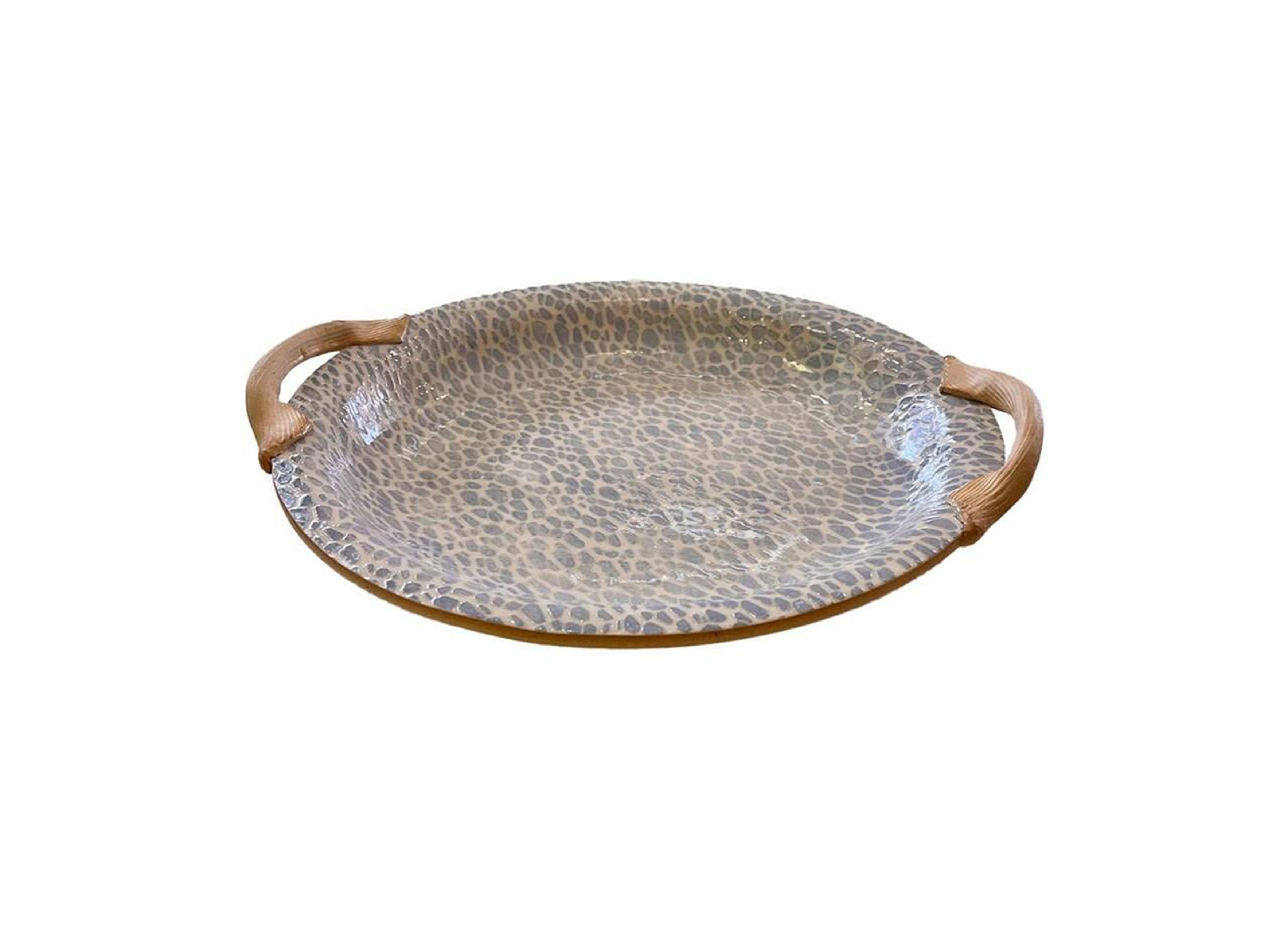 Opal 13" Round Tray with Handles