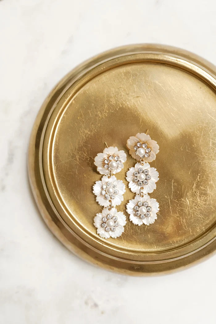 The Charlotte Floral Drop Earrings