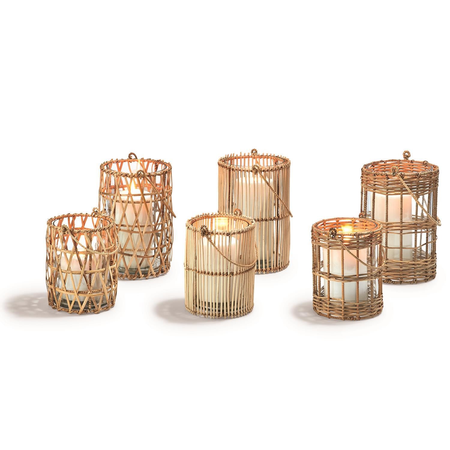 Cane Weave Lantern