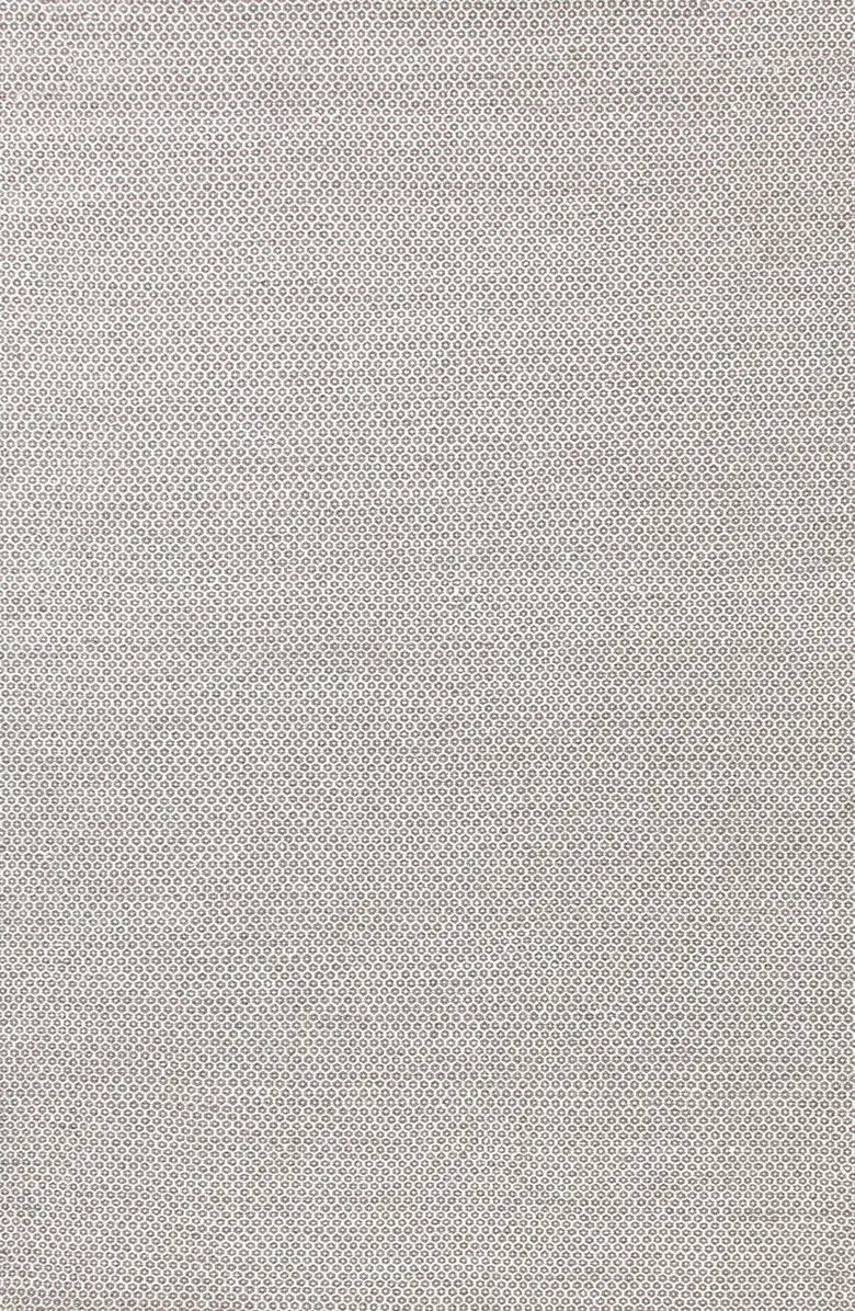 Honeycomb Ivory/Grey Handwoven Wool Rug