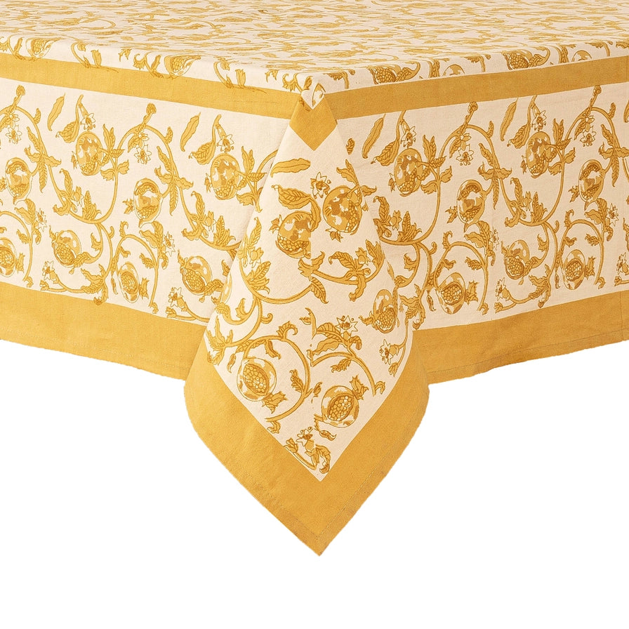 Granada Mustard Tablecloth