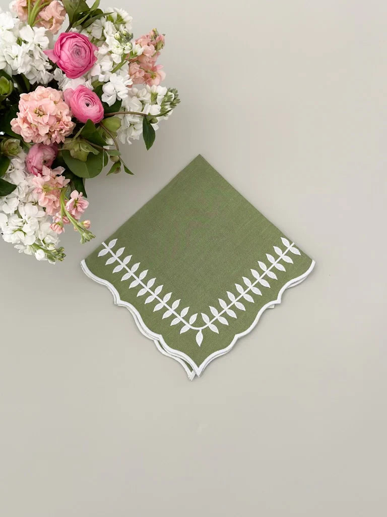 Green Leaves Napkin