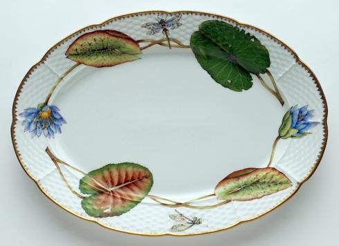 Anna Weatherley Seascape - Waterlily Oval Platter