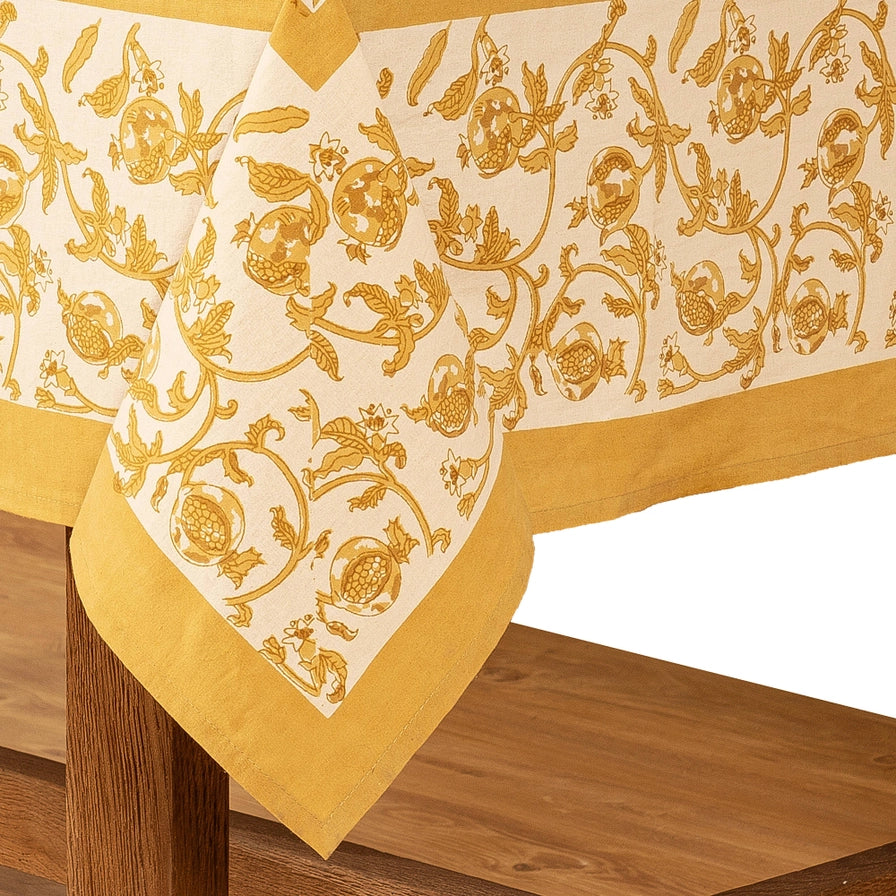 Granada Mustard Tablecloth