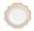 Anna's Palette Rim Soup Plate - Dusty Rose