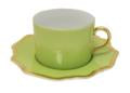Anna's Palette Tea Saucer - Summer Green