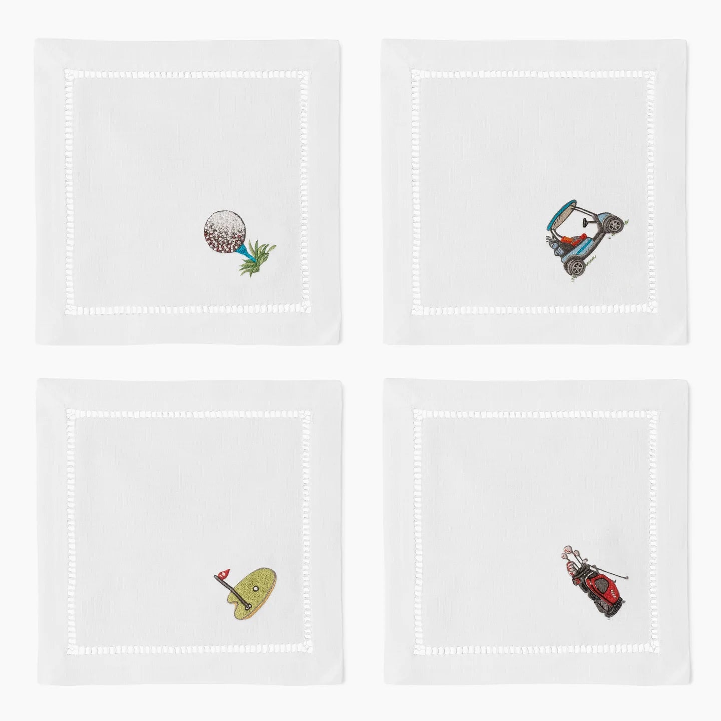 Cocktail Napkins Golfing set/4