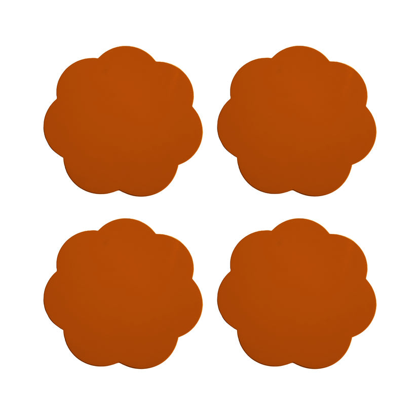 Scalloped Coasters Set/4