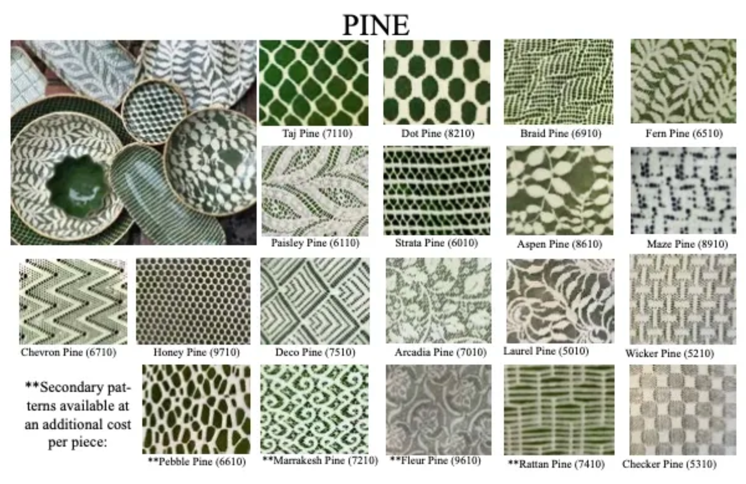 Pine Asparagus Platter