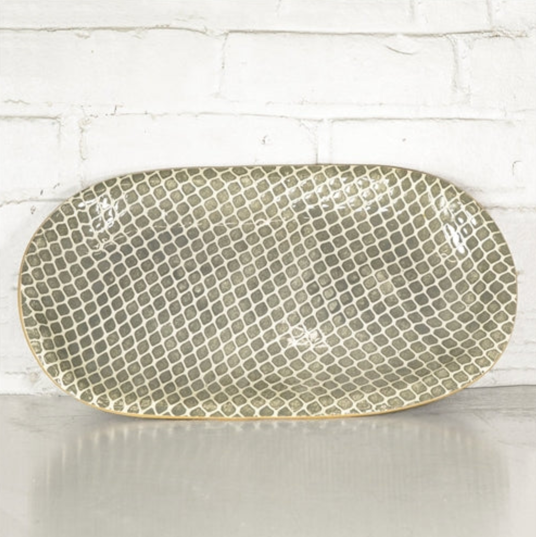 Charcoal Small Fish Platter