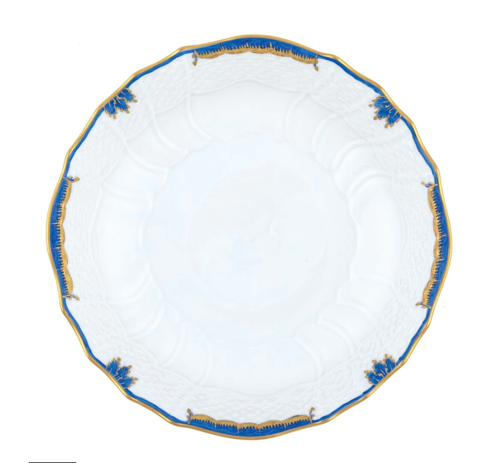 Princess Victoria Blue Dinner Bowl
