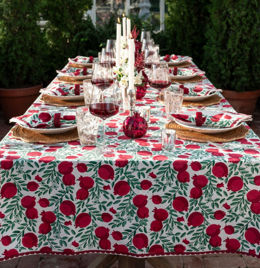 Pomegranate Vine Tablecloth