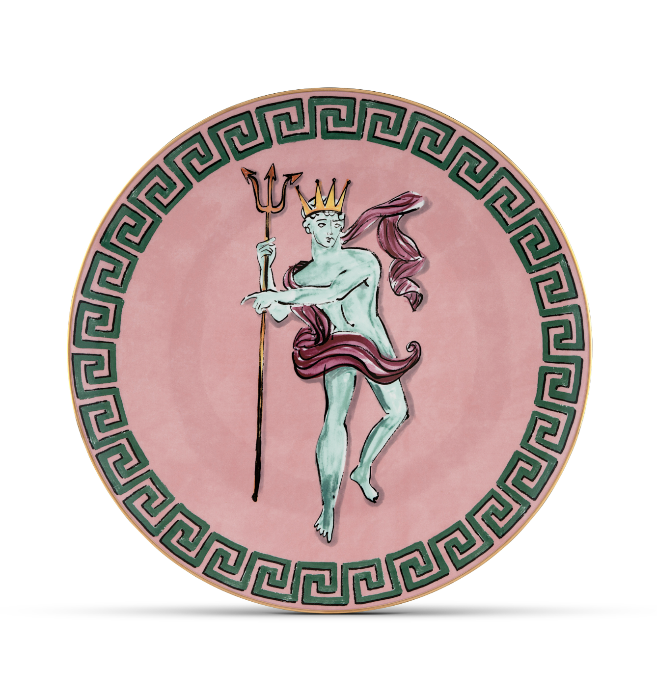 Il Viaggio di Nettuno Centerpiece and Charger Plate