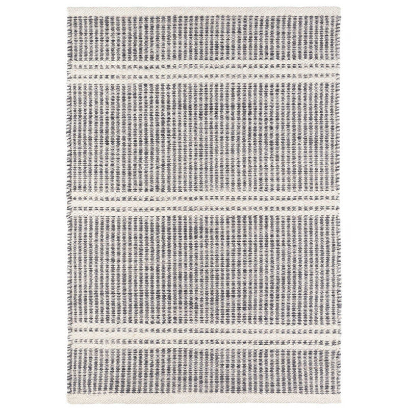 Malta Grey Handwoven Wool Rug
