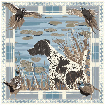 Pheasant Watch Silk Scarf