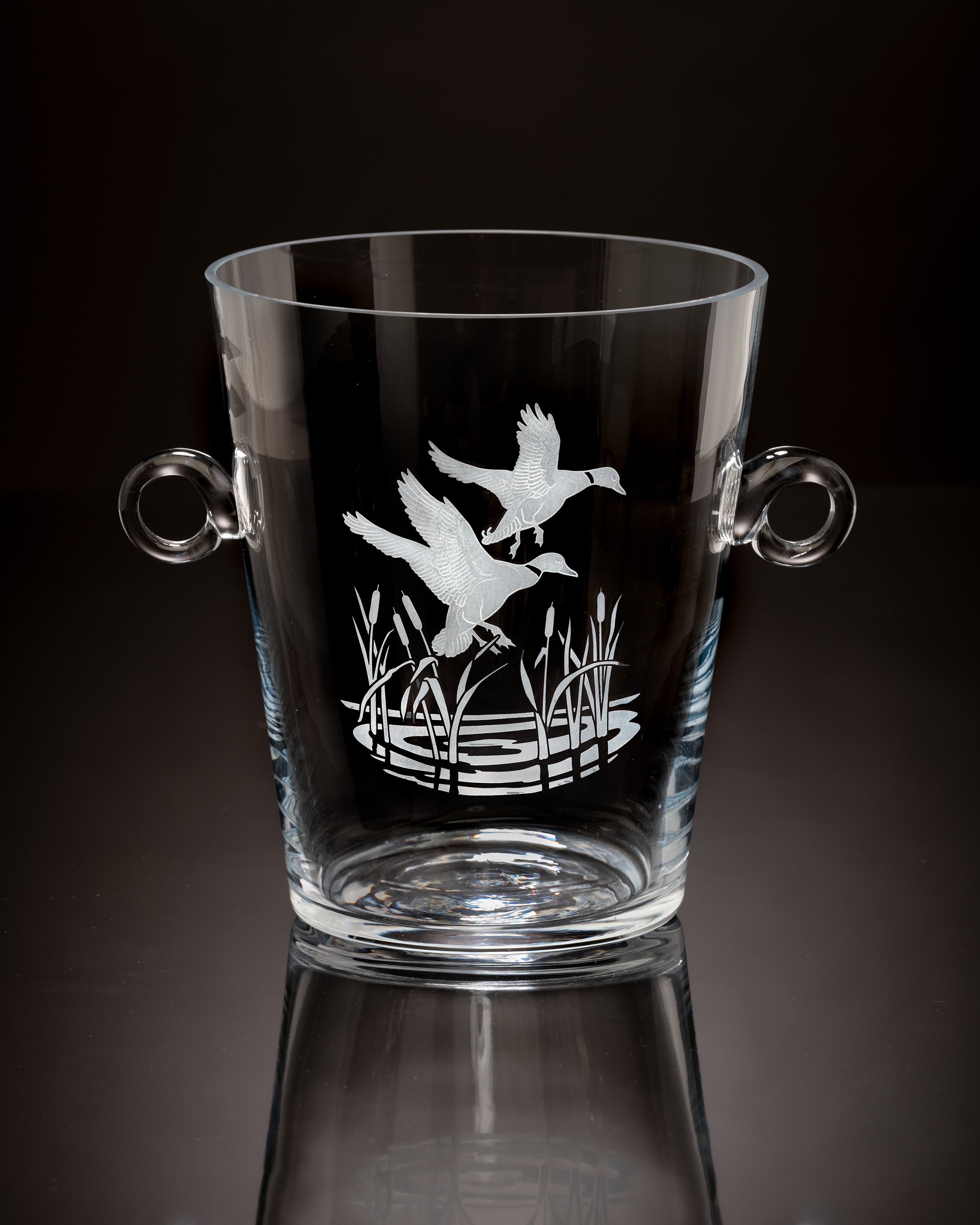 American Ducks Crystal Ice Bucket