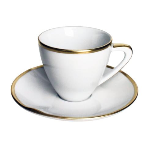 Anna Weatherley Simply Elegant Gold Espresso Cup & Saucer