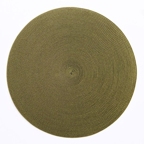 Linen Braid Woven Round Placemat