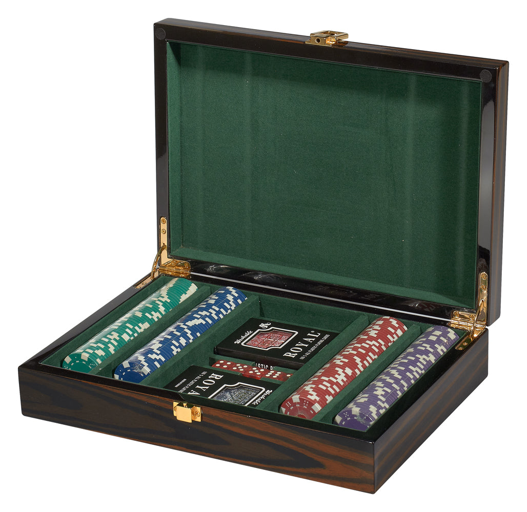 Ebony Poker Set