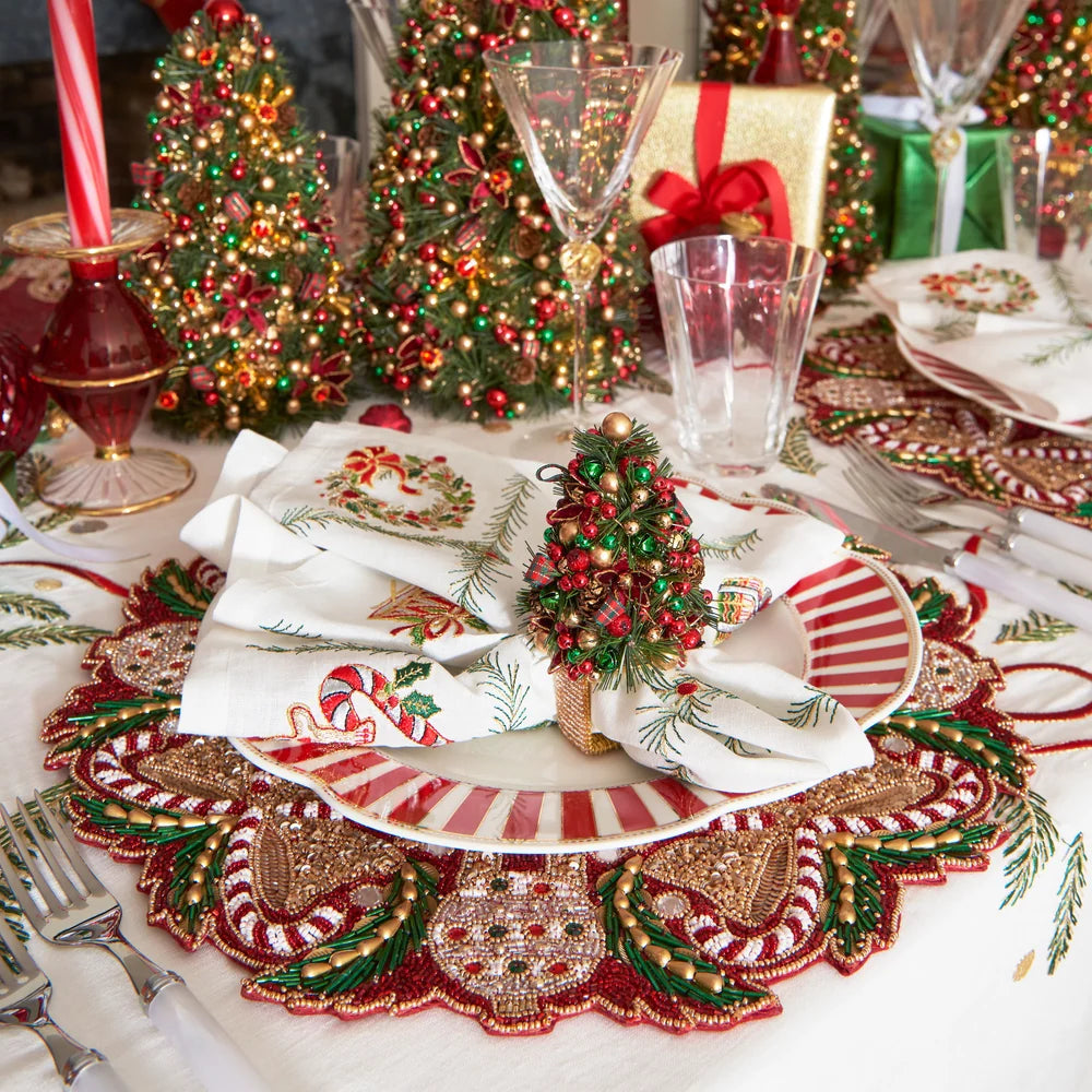 Tinsel Tree Napkin Ring
