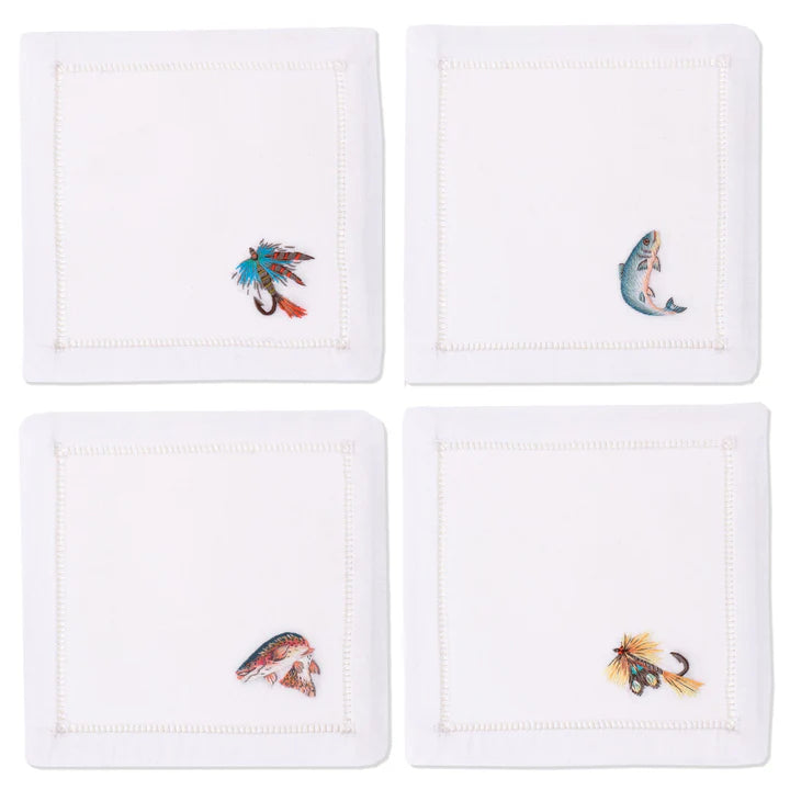 Cocktail Napkins Fishing set/4