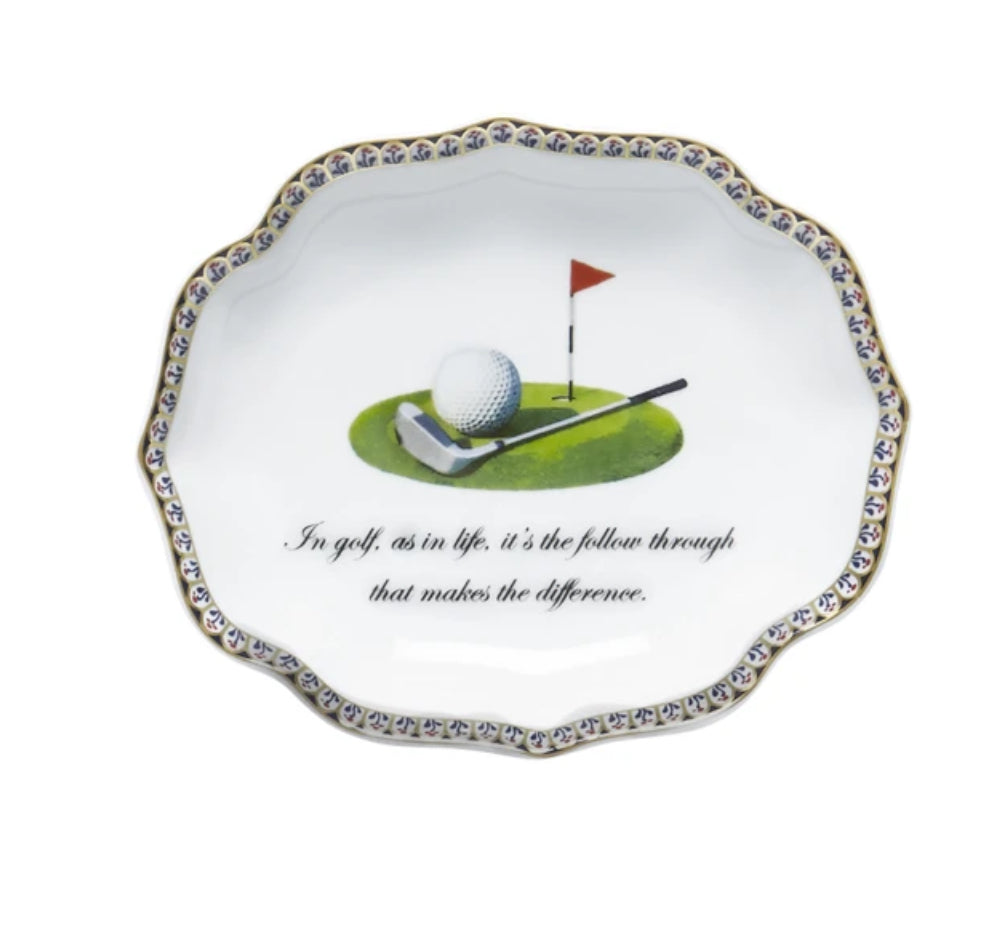Mottahedeh “In golf, as in life..” Ring Tray