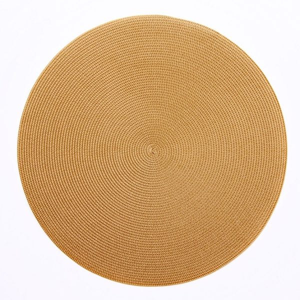 Linen Braid Woven Round Placemat
