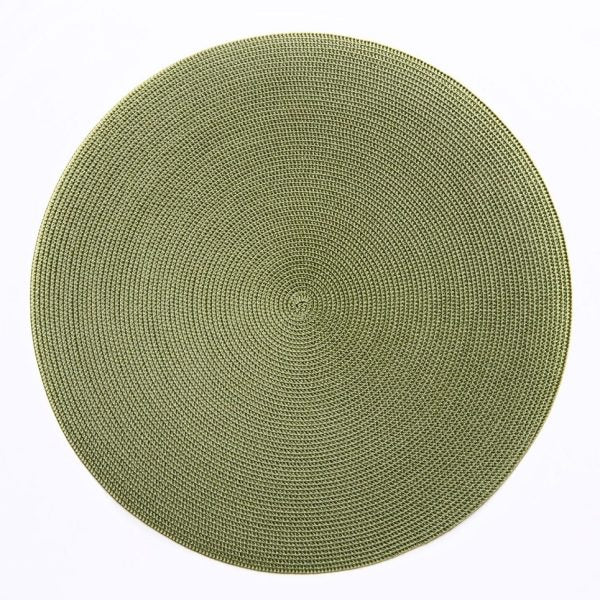 Linen Braid Woven Round Placemat