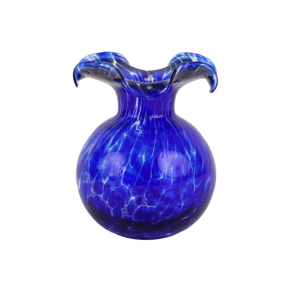 Hibiscus Bud Vase Cobalt Tortoiseshell