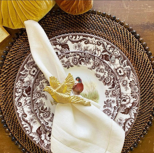 Pheasant Napkin Ring - Set of 4