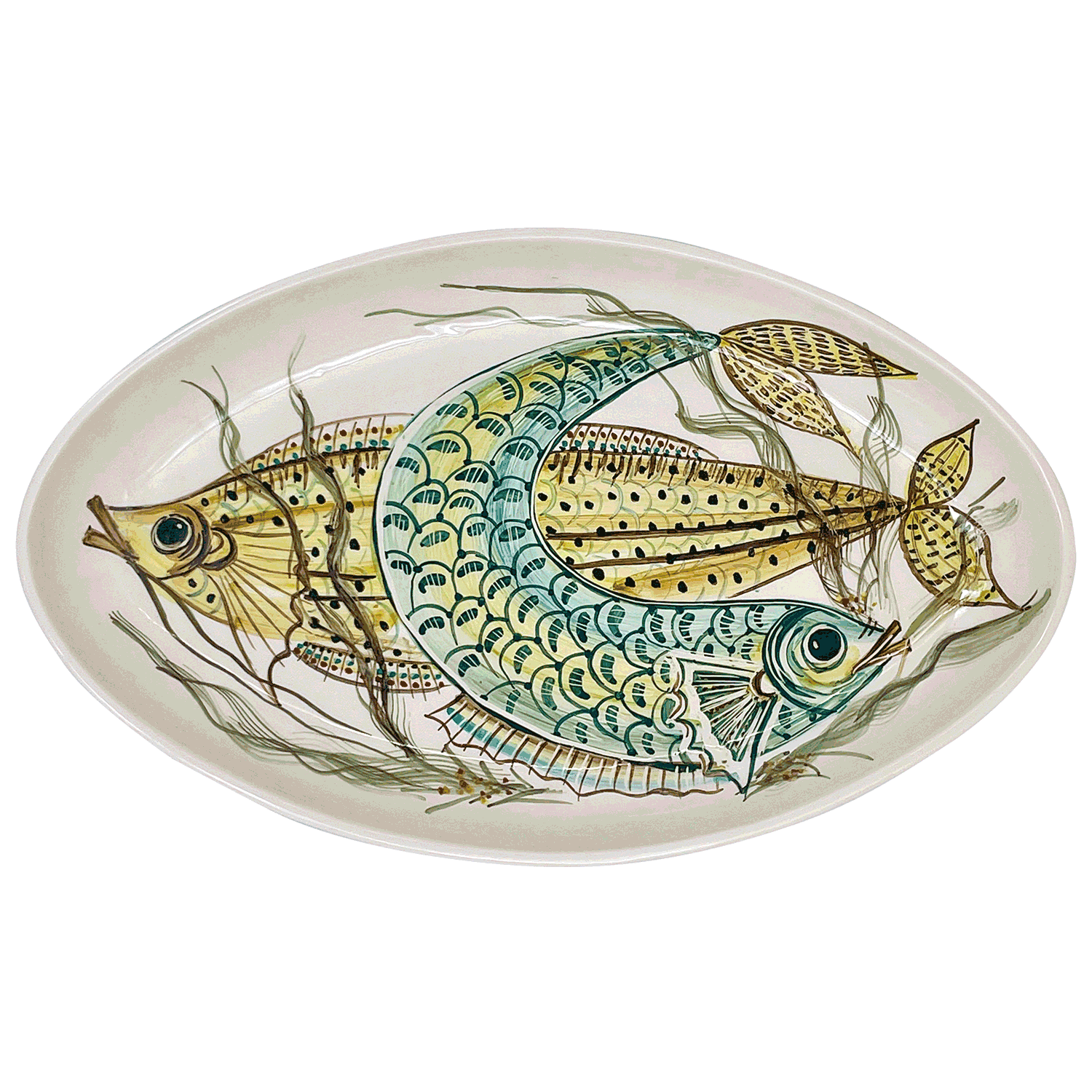 Aldo Fish Oval Platter - Large