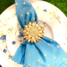 Sunflower Napkin Rings - Set of 4