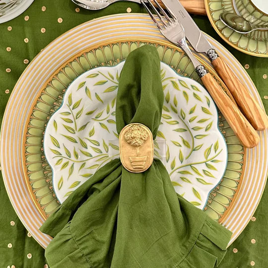 Topiary Napkin Ring - Set of 4