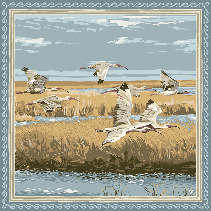 Marsh Flyer Silk Scarf
