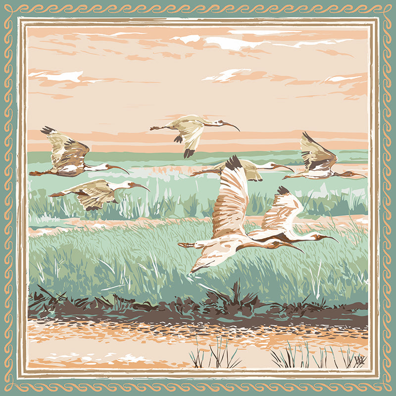 Marsh Flyer Silk Scarf