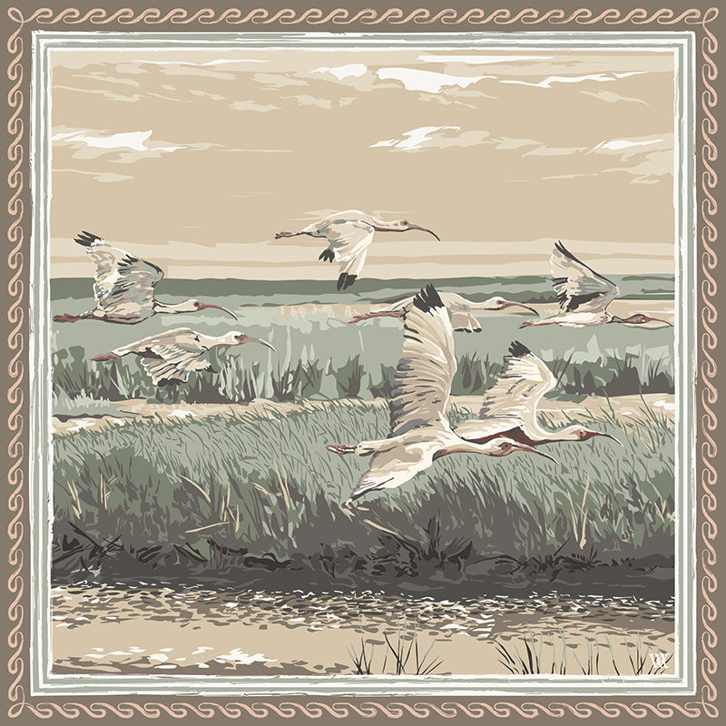 Marsh Flyer Silk Scarf