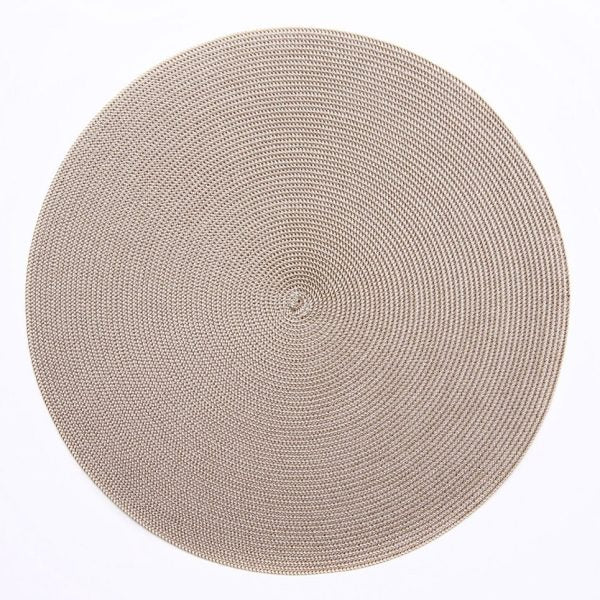 Linen Braid Woven Round Placemat