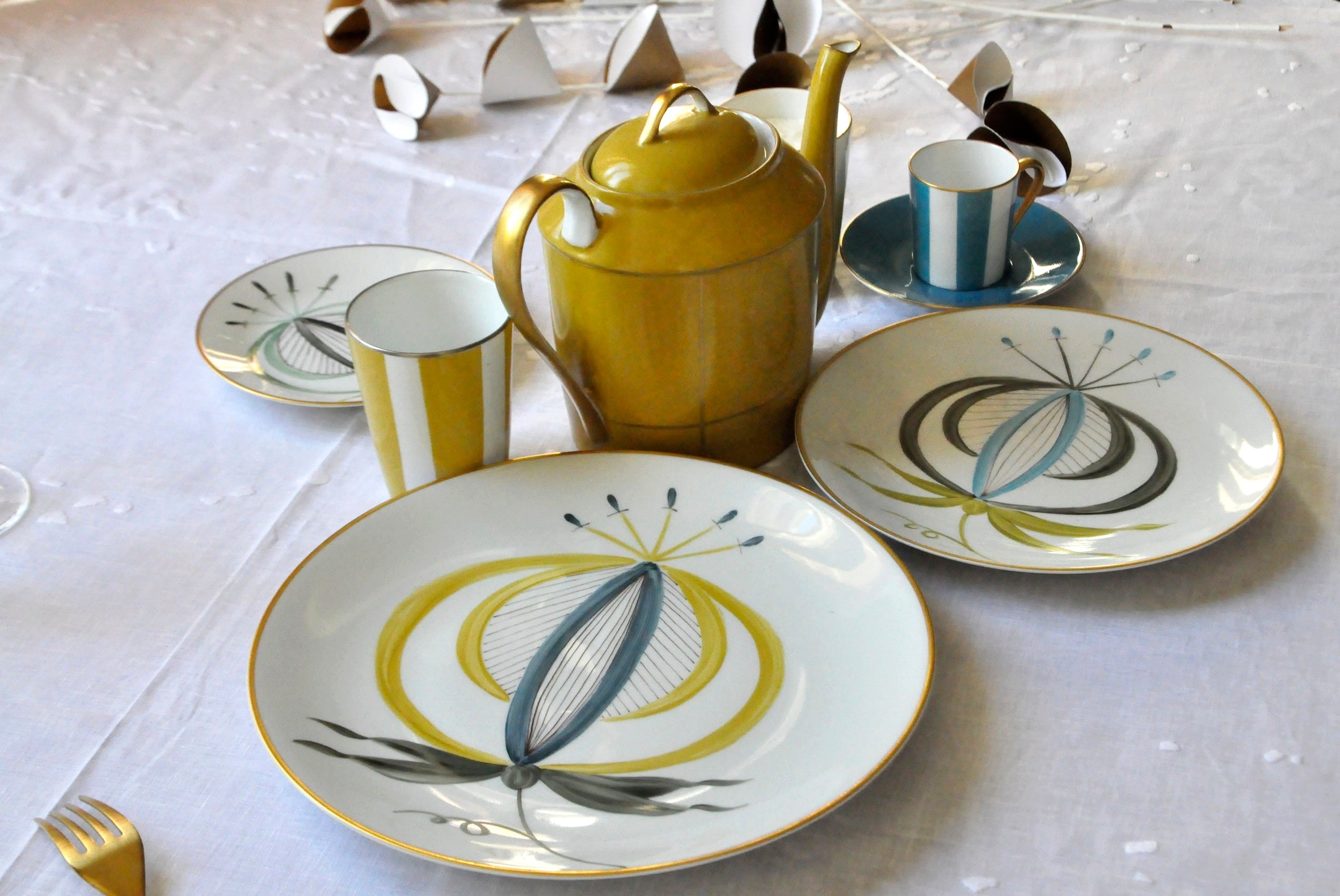 Marie Daâge Jardins d’Udaipur Custom Dinnerware