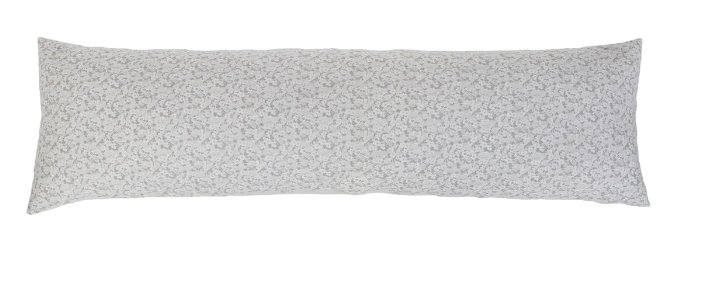 June Ocean Grey Body Pillow with Insert