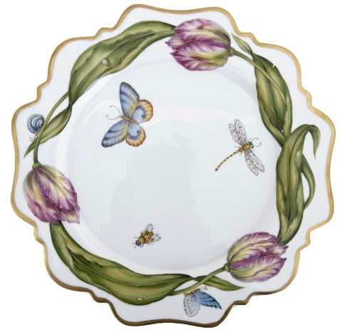 Anna Weatherley Pink Tulip Dinner Plate