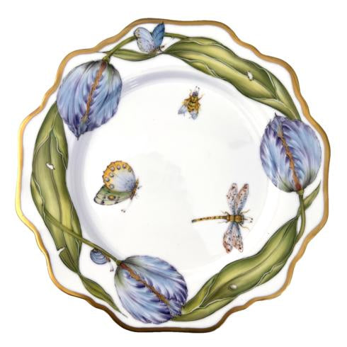 Anna Weatherley Blue Tulip Salad Plate
