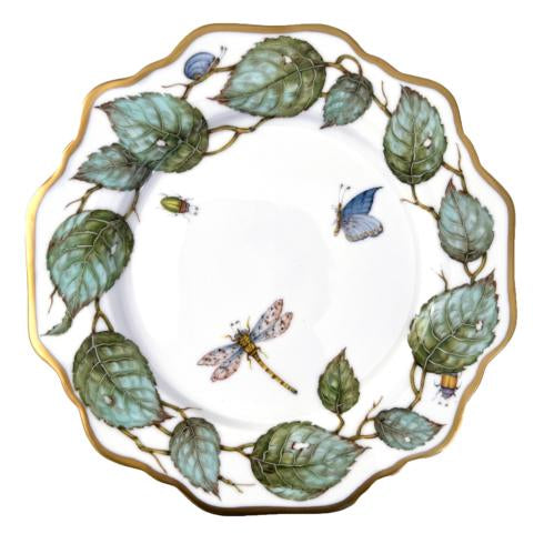 Anna Weatherley Shades of Blue Leaves Salad Plate