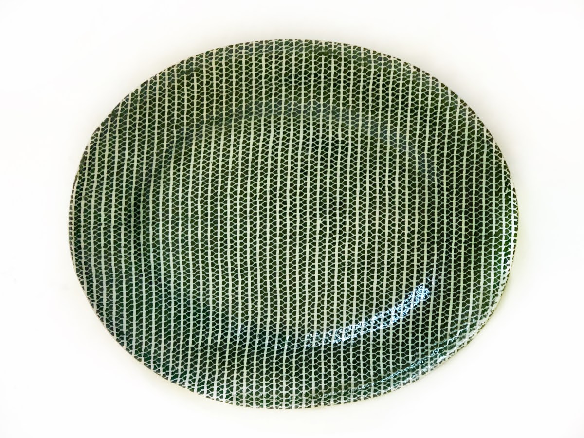 Black Medium Oval Platter
