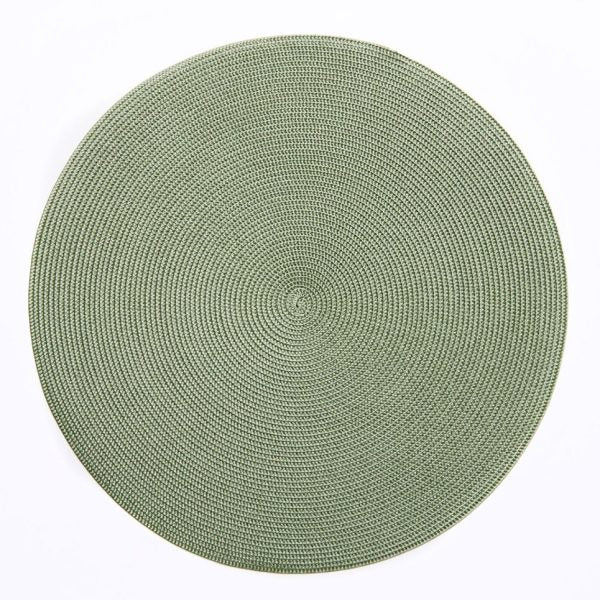 Linen Braid Woven Round Placemat